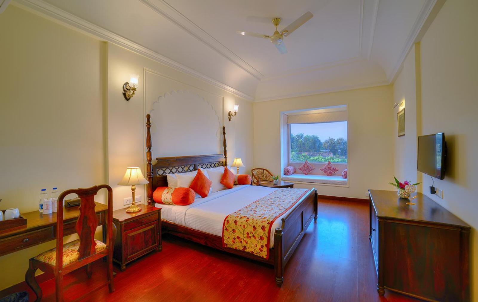 Welcomheritage Mount Valley Resort Ranthambore 萨瓦伊马多普尔 外观 照片